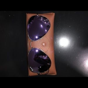 Ray Ban Polarized aviator sunglasses